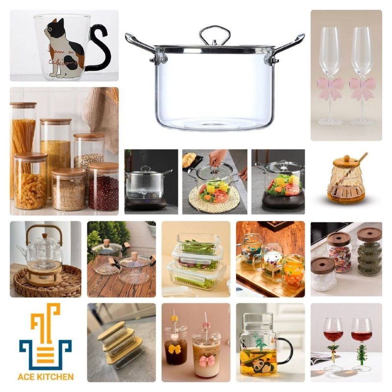 عمده فروشی بازار صالح آباد: 🔥🔥🔥آشپزخانهات رو حرفهای کن با Acekitchen! 🧑🍳از قابلمه و تابه گرفته تا ظروف پیرکس و بامبو و سرویس قاشق و چنگال ، لیوان