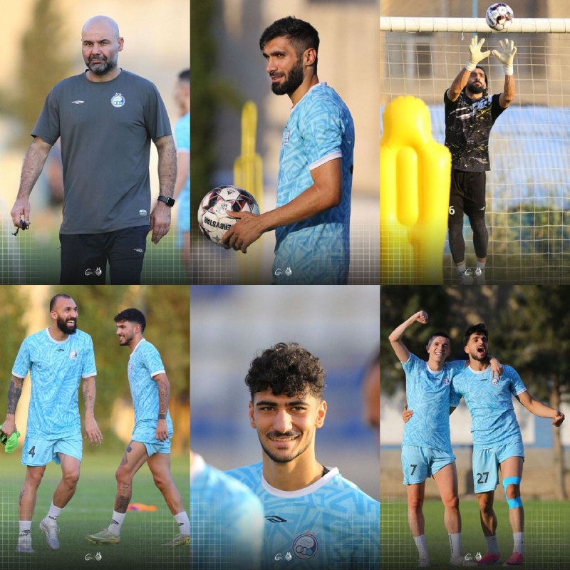 تـاج | اسـتقـلال: تمرین امروز بچه ها💙💙@Esteghlal