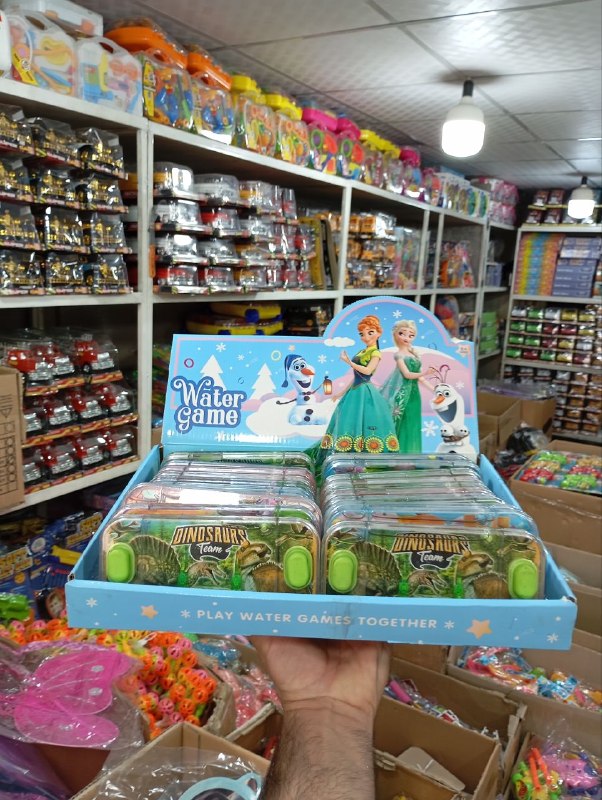 پخش عمده اسباب بازی ایرانی و خارجی ارج تویز arjtoys: 🌺واتر گیم دو دگمه 🌺 تعداد در بسته ۲۴ عدد🌺 ۱۶۵۰۰۰ تومان