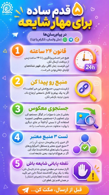 نسرا خراسان شمالی: 📍۵ قدم ساده برای مهار شایعه #نسرا_خراسان_شمالی🔰با ما همراه باشید ... 📖 نهضت سواد رسانه ای انقلاب اسلامی (نسرا) استان خرا