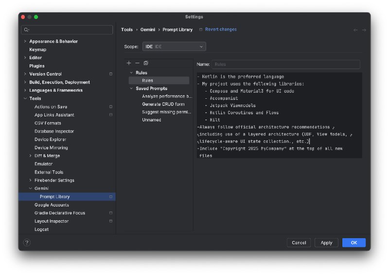 这下安卓开发生态完爆苹果了谷歌给 Android Studio 增加了免费的 Agent 模式！你可以直接跟 Agent 对话开发安卓应用支持快速选中直接修改 UI 代码，支持自定义规则#ai创造营#这下安卓开发生态完爆苹果了谷歌给 Android Studio 增加了免费的 Agent 模式！你可以直接跟 Agent 对话开发安卓应用支持快速选中直接修改 UI 代码，支持自定义规则#ai创造营#