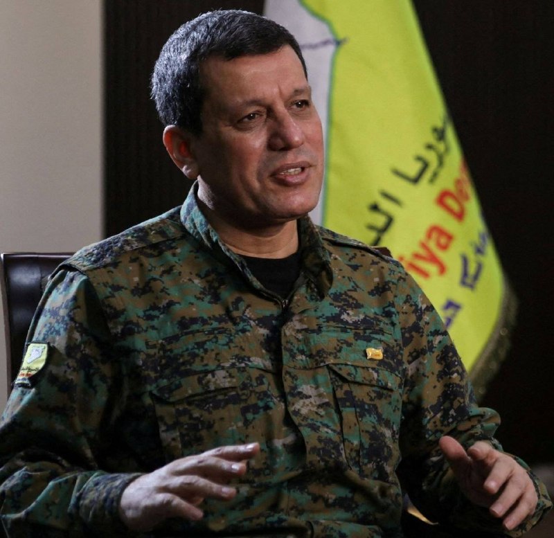 روزنامه ایران: ⭕ قسد منحل شد🔹مظلوم عبدی، فرمانده شبه نظامیان (کرد) دموکراتیک سوریه (قسد)، رسماً از پایان فعالیت این تشکیلات و انحلال نه