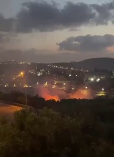 מתנחלים הציתו אדמות פלסטיניות בסמוך להתנחלות "שבי שומרון", שנבנתה על אדמות כפר מצפון-מערב לשכם.