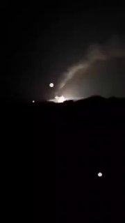 Reports of explosions in the port of Sirik in Iran.