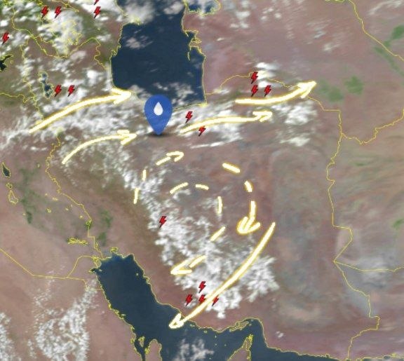 AriaWeather: ۱۶/۳۰ چهارشنبه ۲۱ مرداد ۱۴۰۵