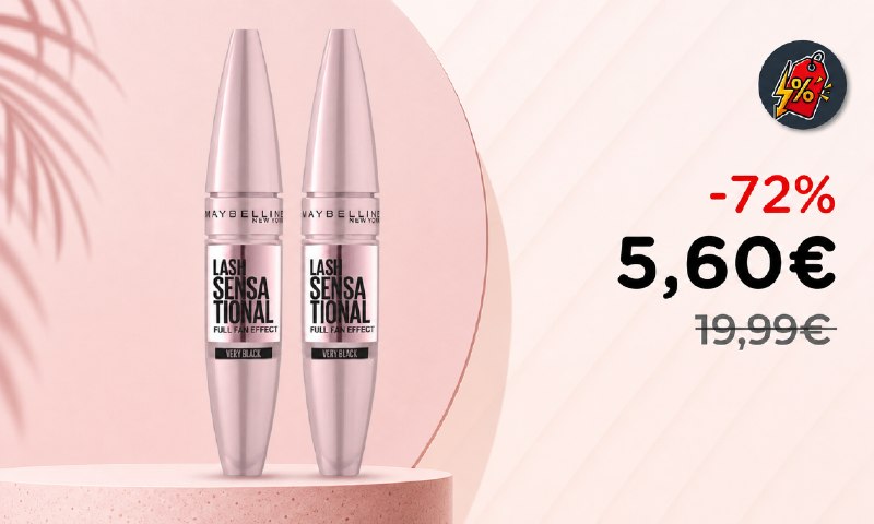 Maybelline Mascara Ciglia Sensazionali Volumizzante a soli 5,60€!