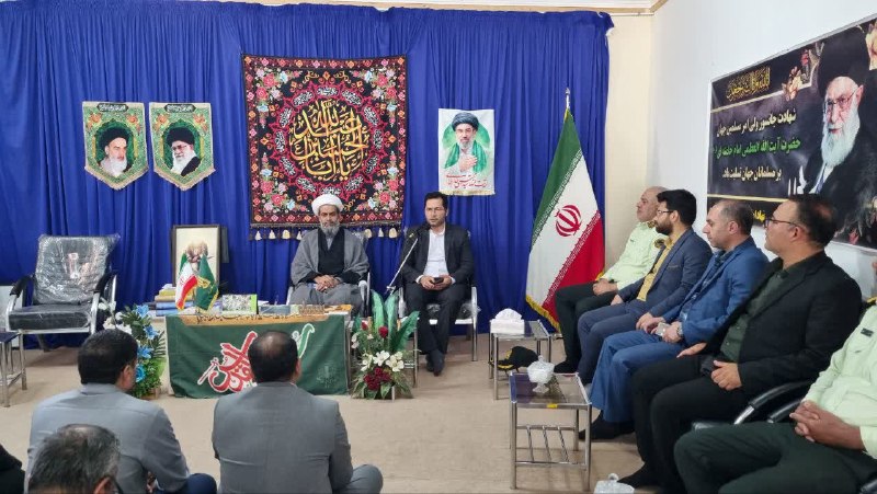 بشرویه نیوز: 🔻 هم اینک و در اولین روز از هفته دولت؛🔸 دیدار فرماندار شهرستان و جمعی از مدیران با امام جمعه بشرویه۱۴۰۵/۰۶/۰۲#دولت_پای_ک