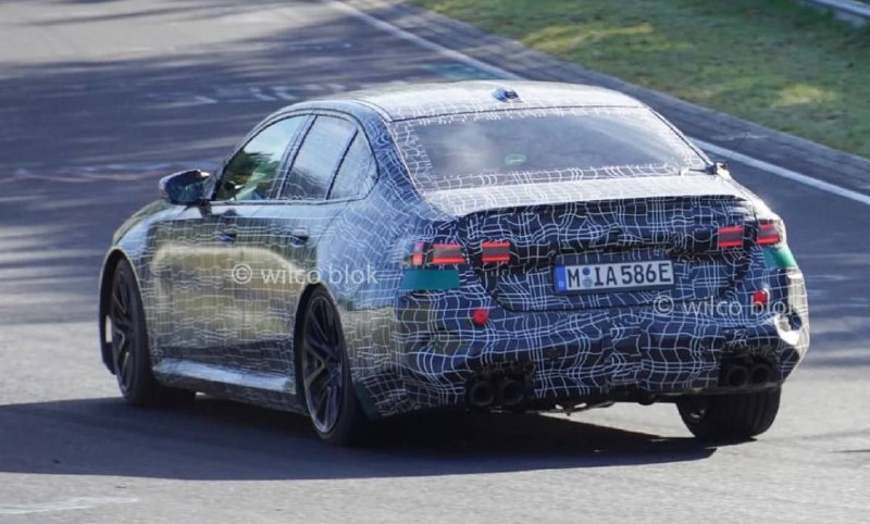 Новую BMW M5 катают по Нюрбургрингу 3