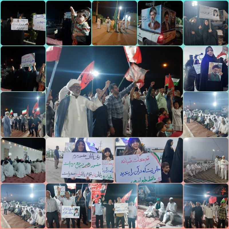 طبسیا 🌴: #تشکانان شب صدو شصت و نهم از فراخوان همبستگی ملی همراه با استقبال از کاروان زائران پیاده زینبیون که از شهرستان بهاباد یز