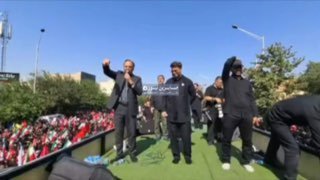 ההלוויה ההיסטורית של שני המיליונים של האימאם שנהרג בטהרן