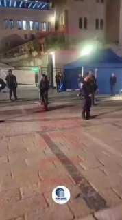 Urgent: a large deployment of occupation forces ahead of Netanyahu's arrival, accompanied by a number of his government ministers, to the Burak Wall, west of the blessed Al-Aqsa Mosque.