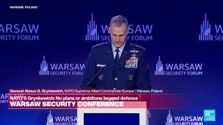 NATO SACEUR General Alexus Grinkic: We do not seek to impose a strategic defeat on our adversary, nor do we need to. Instead, we only seek to stop any attack in its tracks, to deny the ability to seize and hold our territory. To achieve this requires a tactical and operational defeat of the forces employed against us. But no more. We break the combat system that attacks us so that it cannot continue the attack.