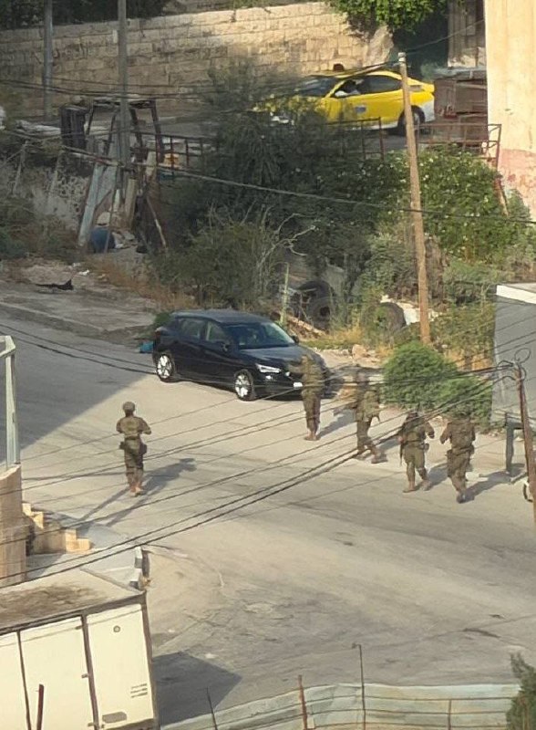 מחדירת הכיבוש לסביבת מחנה אל-עין, ממערב לשכם