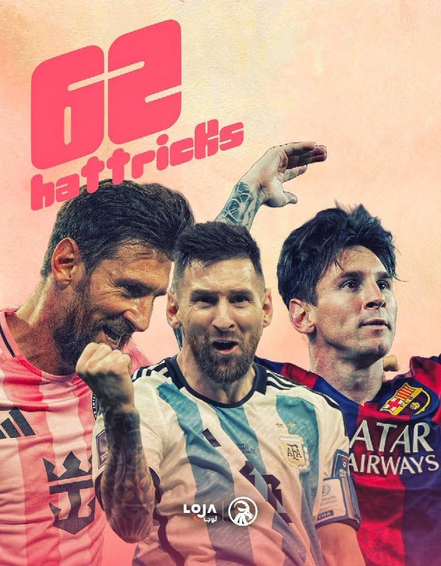 FUNNY SOCCER | فانی ساکر: 💀اسطوره لیونل مسی، اولین بازیکن تاریخه که تو 18سال اخیر، حداقل یکبار تو هر فصل هتریک کرده🙂✅@funnysoccer
