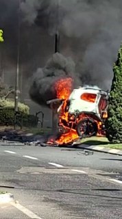 פיצוץ רכב בקריית חיים: כוחות גדולים הוזעקו למקום