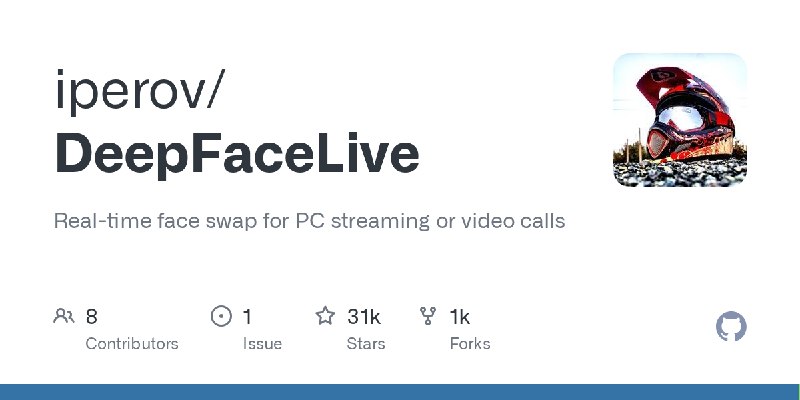 GitHub - iperov/DeepFaceLive: Real-time face swap for PC streaming or video calls
