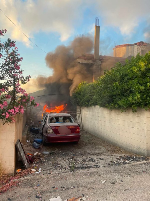 כטב"מ ישראלי תקף רכב חונה בנבטיה אל-פוקא שבדרום לבנון