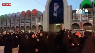הלווית עלי חמינאי החלה בקריאות "מוות לאמריקה וישראל"