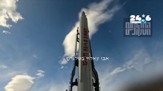 🇮🇱 כיתוב מעניין באנגלית על טיל קאדר איראני ששוגר. Game over USA.