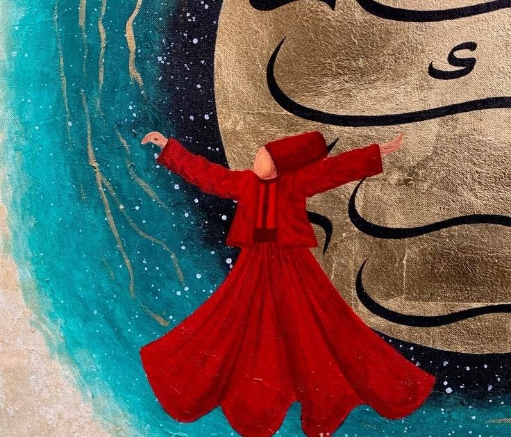حضرت مولانا: بر سر نفس نهم پای که در حالت رقصمرد راه از سر این عربده دستافشان شدرو که در مملکت عشق سلیمانی تودیو نفست اگر از وسوسه د