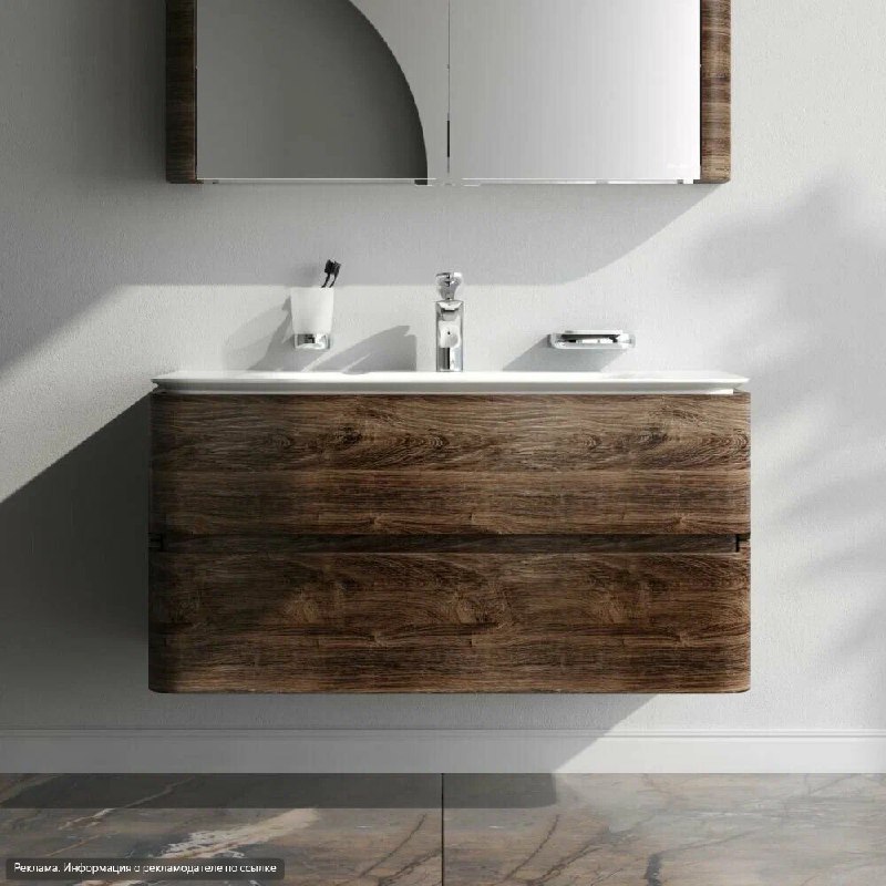 Ванная это не только про функциональность, но и про настроение именно здесь начинается наше утро и заканчивается день. Красивая тумба с раковиной и... - изображение 1 - тумба, раковиной, под