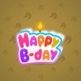 B-Day Candle #13