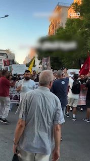 הפגנה מסיבית בתוניסיה לתמיכה בזכויות הפלסטינים, לתמיכה בהתנגדות ולדרישה לשחרור מיידי של פעילי צי החוסן העצו…