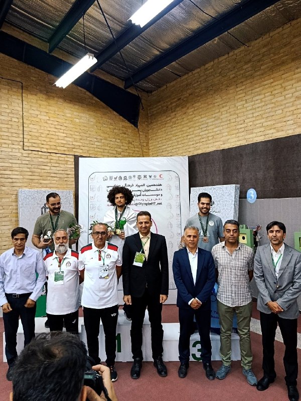 امیرکبیری‌ها: 🔸کسب مقام دانشجویان دانشگاه صنعتی امیرکبیر در هفدهمین المپیاد فرهنگی ورزشی دانشجویان سراسر کشور 🥈مقام دوم انفرادی تپانچه