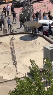 קטטה בתחנת הדלק ברחוב עמאן מזרחית לשכם..