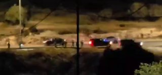 כוחות ישראל הישראלי נמצאים בכוננות גבוהה סביב צומת טוקו' מדרום מזרח לבית לחם לאחר שנורה לעבר רכב מתנחלים בא…