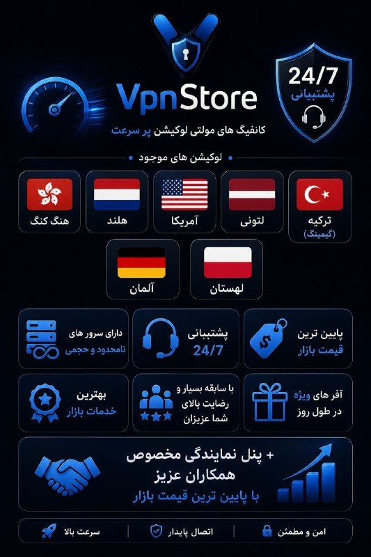 فوتبال برتر ࡆ لیگ 360 ࡆ ورزشی: وی پی ان استور تقدیم میکندآفر به شدت ویژه برای شما عزیزان دل تا آخر امشب💎⬇️تعرفه های حجم نامحدود : • یک ماه | دو کاربر |