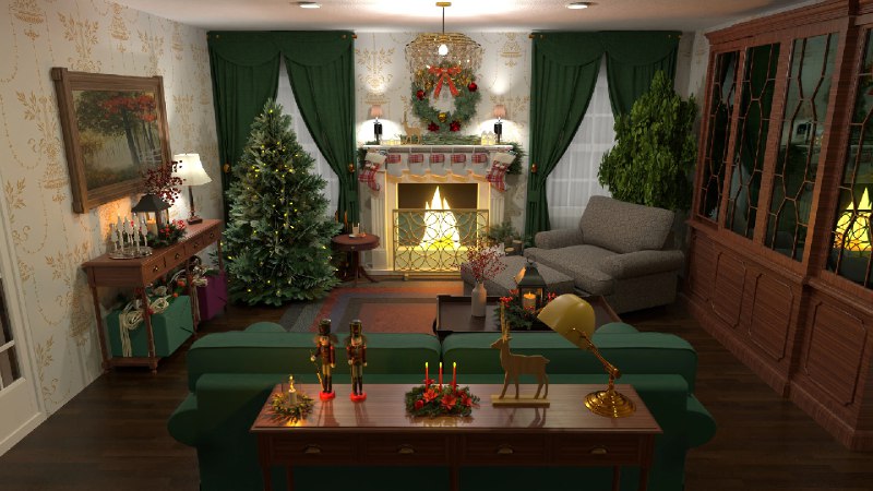 The Holiday Season Has Arrived! Here are 3 Christmas-inspired homes to spark some new ideas or boost your festive mood! Project 1 Link Can you gues... - изображение 1 - project, link, holiday