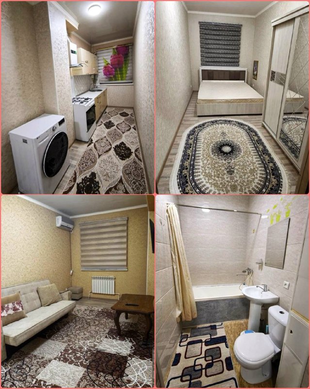 •Аренда:- Максим Горький метро.- 2 комнатная, 2 этаж, 4 этажный дом, новый ремонт, мебель и техника, интернет, цена: 600$------------------------------------✏️ Telegram 👉 @dom_vsem_uz----------------