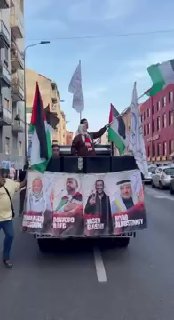 🎥 סולידריות עם עזה במילאנו, איטליה