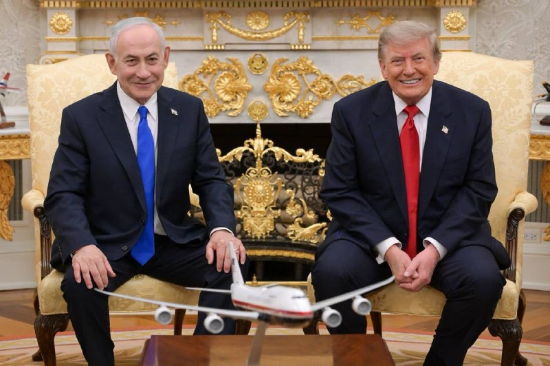 נתניהו וטראמפ בבית הלבן
