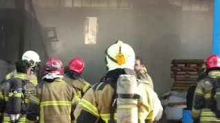🎦 שליטה בשריפה ביחידה התעשייתית לייצור צבע של העיירה ולפג'ר שחרייר