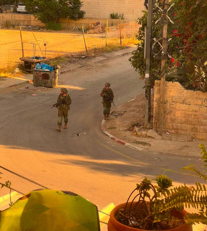 סצנות נוספות מההסתערות וההיערכות של כוחות הכיבוש בג'נין.