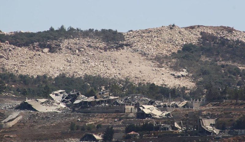🚨התמונה האחרונה של גבעת עלי אל-טאהר לאחר ההפצצה הגדולה