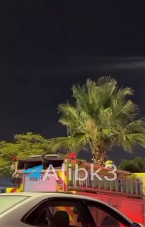 משאיות כיבוי בנמל התעופה הבינלאומי אבהא בסעודיה