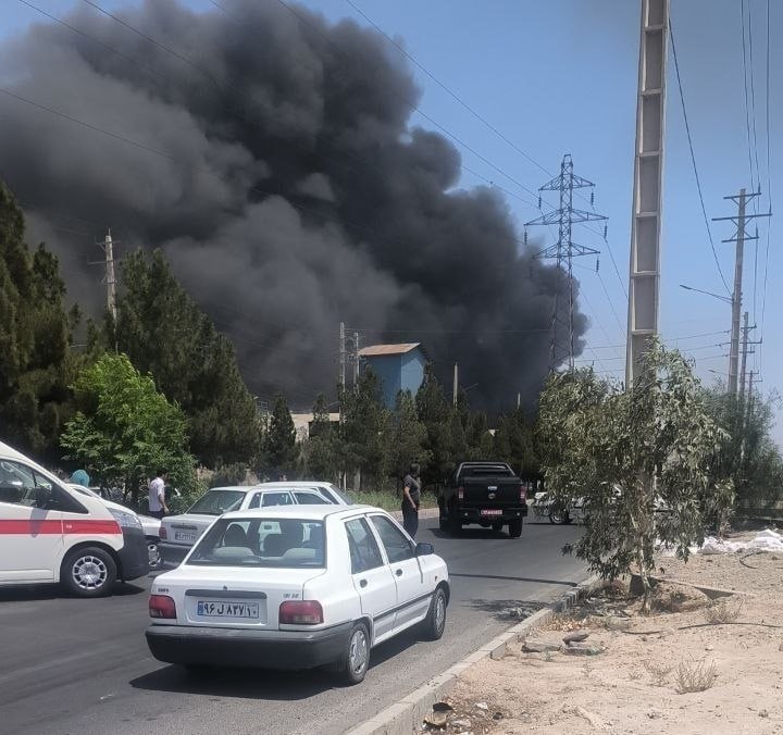 🚨 פיצוץ נשמע בעיירת התעשייה שאס עבאד פאשאפויה, טהראן