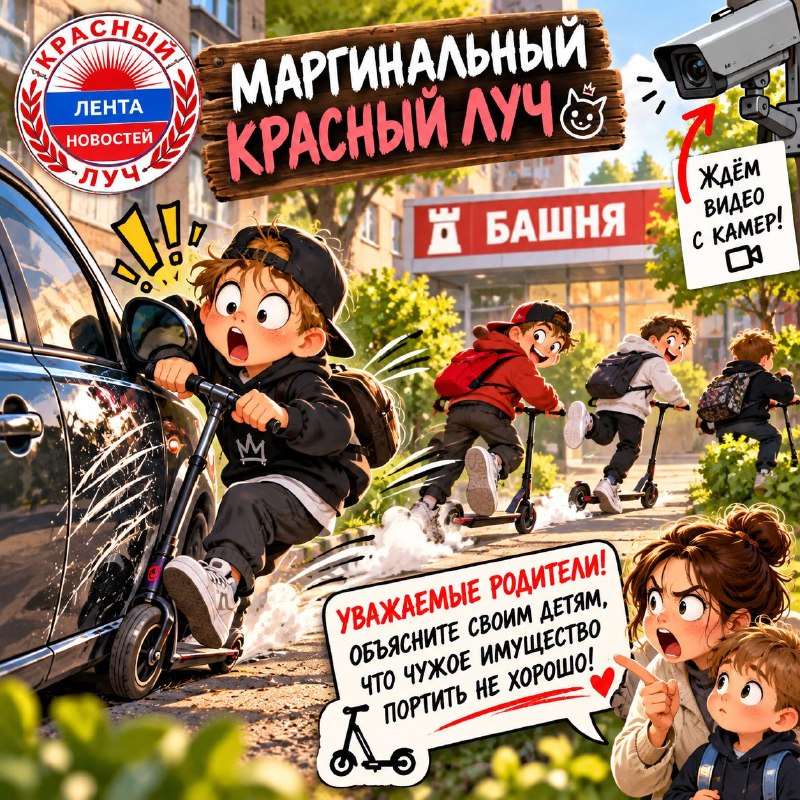 קרן אדומה שולית מהיר ועצבני: מחוז שני. גרסת קטנוע! במיקרו-מחוז השני, סמוך לחנות טאואר, התקיים היום מבחן ריס…