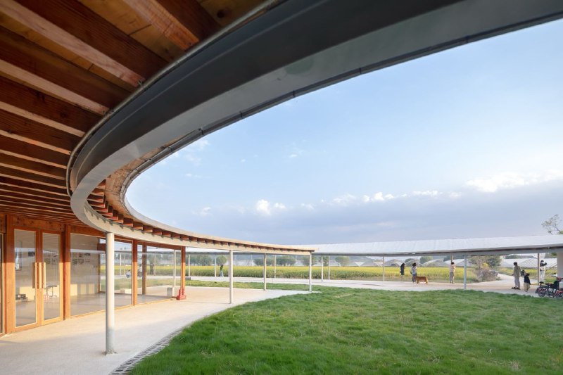 Агрономическая мастерская Студия Dali Architects Юханг, Китай Площадь 555 м Год 2022 - изображение 7 - агрономическая, мастерская, студия
