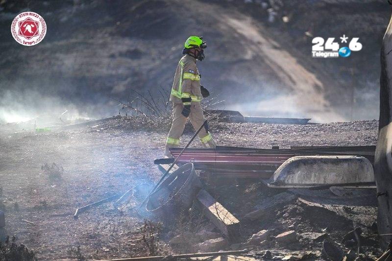 🇮🇱 עדיין לא הושגה שליטה באש, עשרות צוותי כיבוי פועלים בשטח.