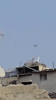 שריפה פורצת באוהלי עקורים ליד שוג'איה לאחר שכטב"מים ישראלים הטילו פצצות תבערה השריפה הייתה באוהלים של עקורי…
