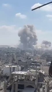דו"ח הריסה בבני סוהילה, מזרחית לחאן יונס בדרום עזה.