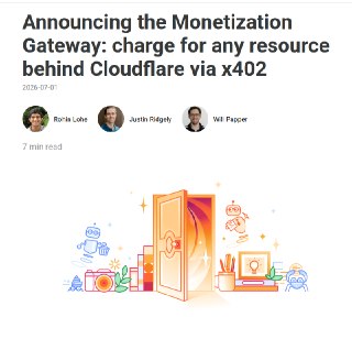 Cloudflare Turns On Direct Agent-to-Website Payments at the Edge