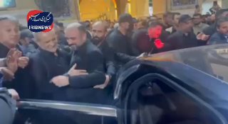 🎦 הנשיא בעיצומו של קבלת הפנים של תושבי עיראק במקדש אמירול מומינין (AS)