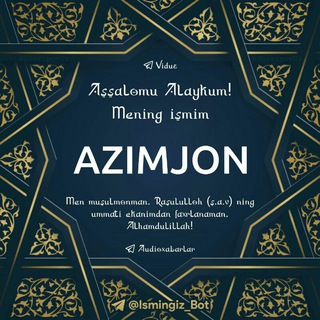 Ismlar yozish Telegram Group Link