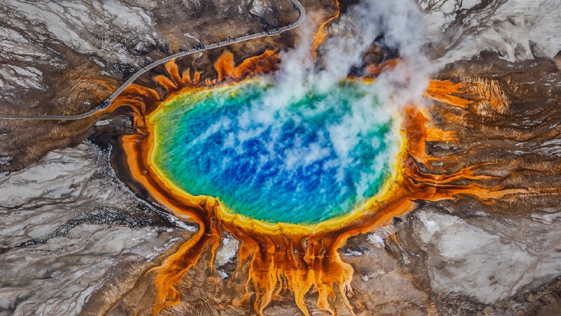 'Our Power, Our Planet'Grand Prismatic Spring, Yellowstone National Park, Wyoming (© Ajith Kumar/Getty Images)