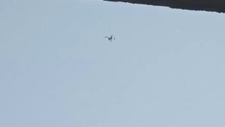 מזל"ט כיבוש טס בגובה נמוך מעל מרכזי המקלט במחנה ג'בליה בצפון רצועת עזה